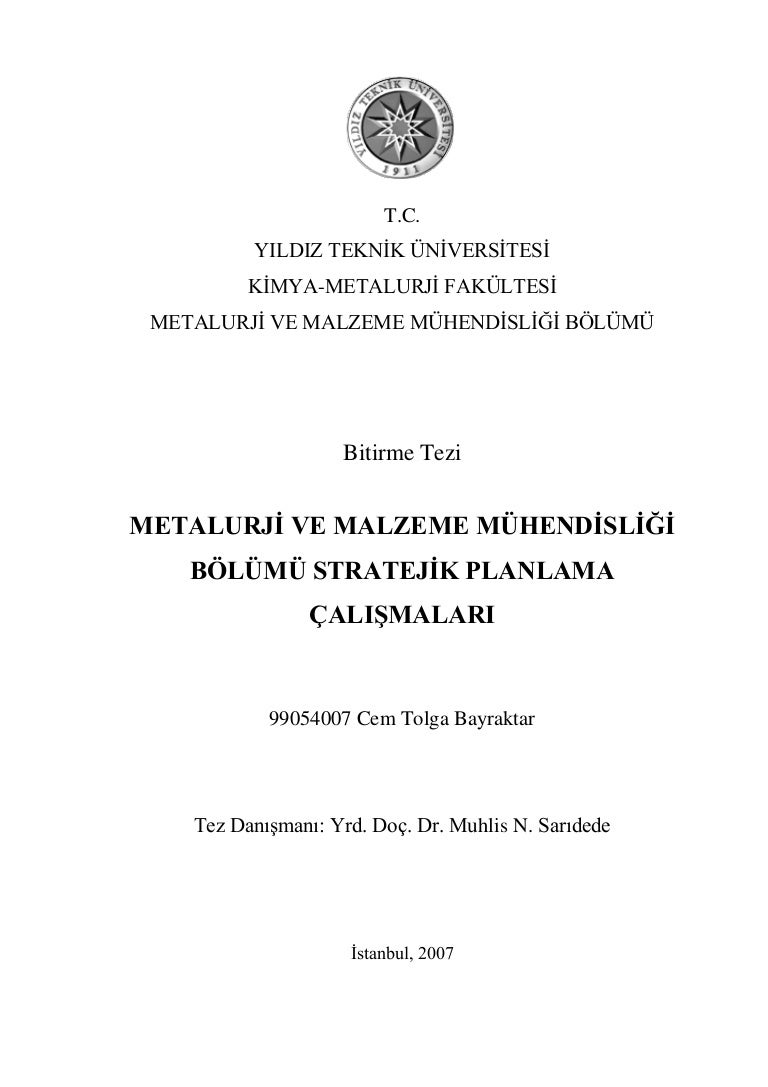 Sipariş Üzerine Tezler Sipariş Üzerine Tezler